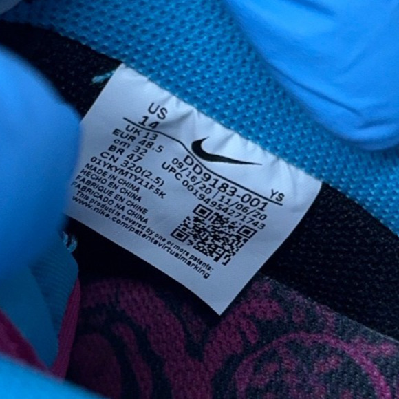 Nike Air Force 1 \'07 LV8 Black Miami Nights DD9183-001 Mens Size 14 New Rare main image 8